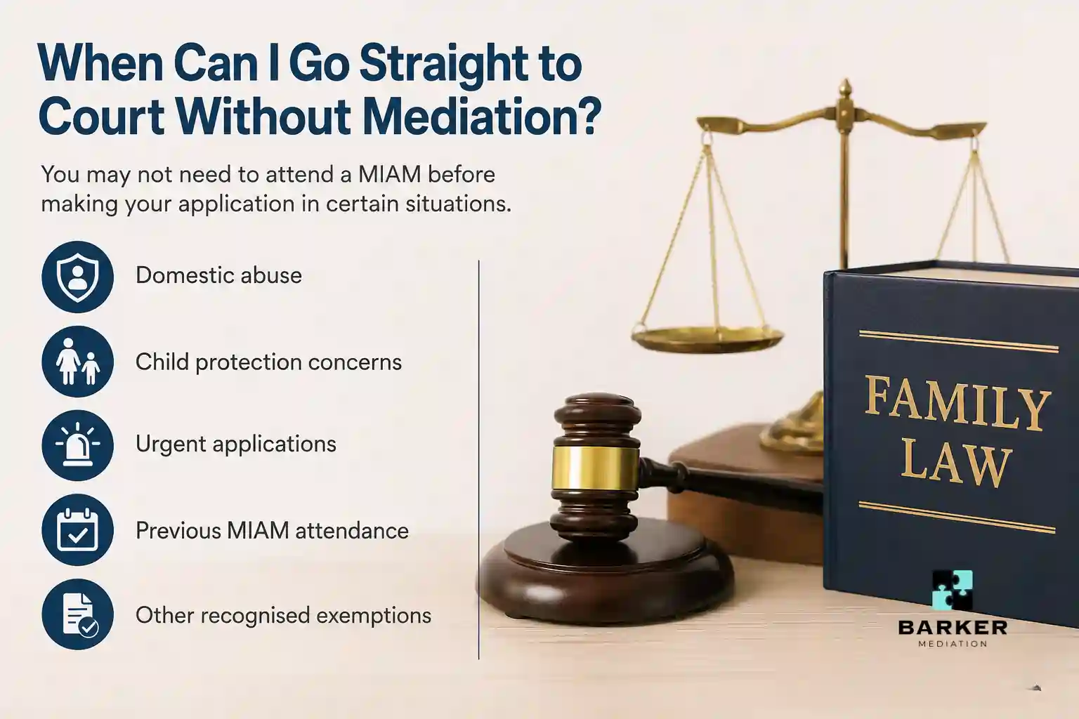 When Can I Go Straight to Court Without Mediation Paignton?